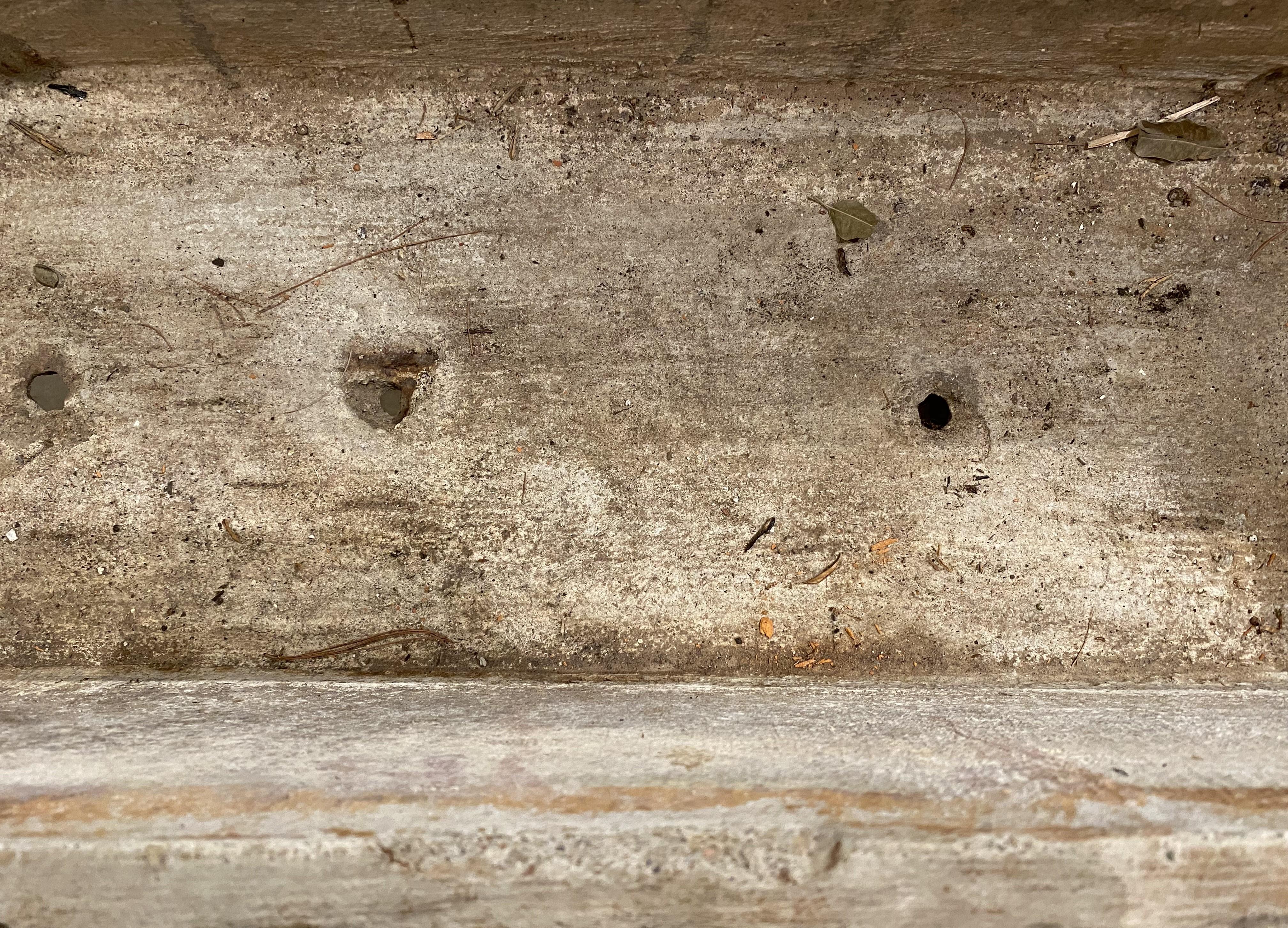 Composition Stone Rustic Faux Bois Planter 4