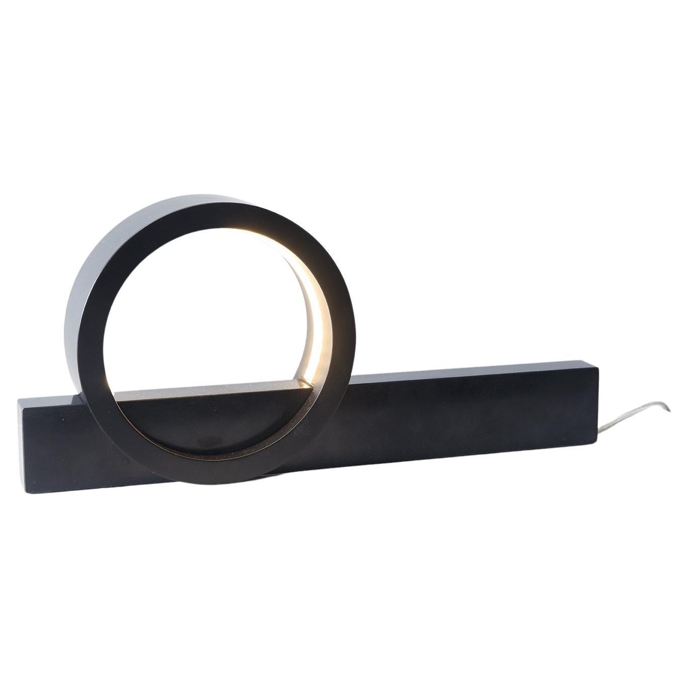 Lampe de table Composition en marbre noir 'LED'