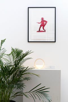 Composition Table Light in White Marble 'LED'