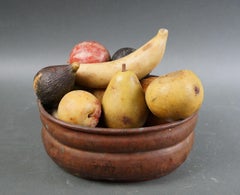 Composizione di 13 Frutti in Marmo Policromo Natura Morta Grand Tour XIX secolo