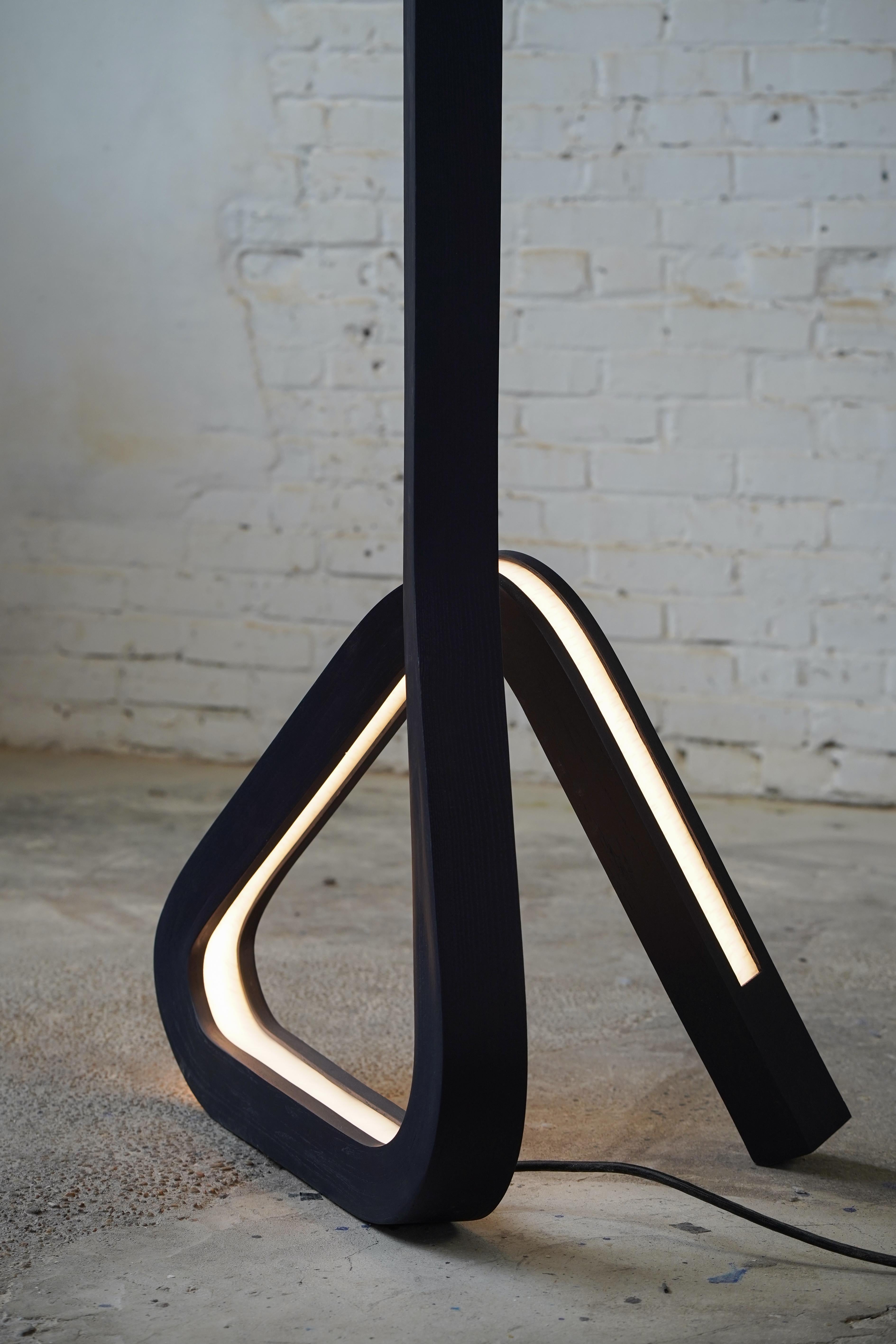American Compound, Modern Handcrafted Floor Light For Sale
