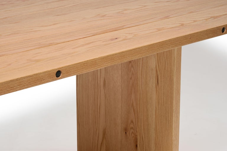 Compression Dining Table in Red Oak For Sale at 1stDibs