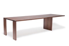 Compression Dining Table in Walnut Wood