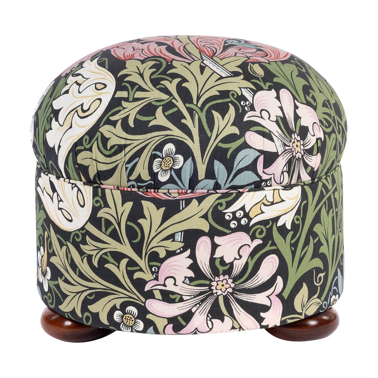 COMPTON Baumwolle Leinen Vesper Bottoman - Onyx