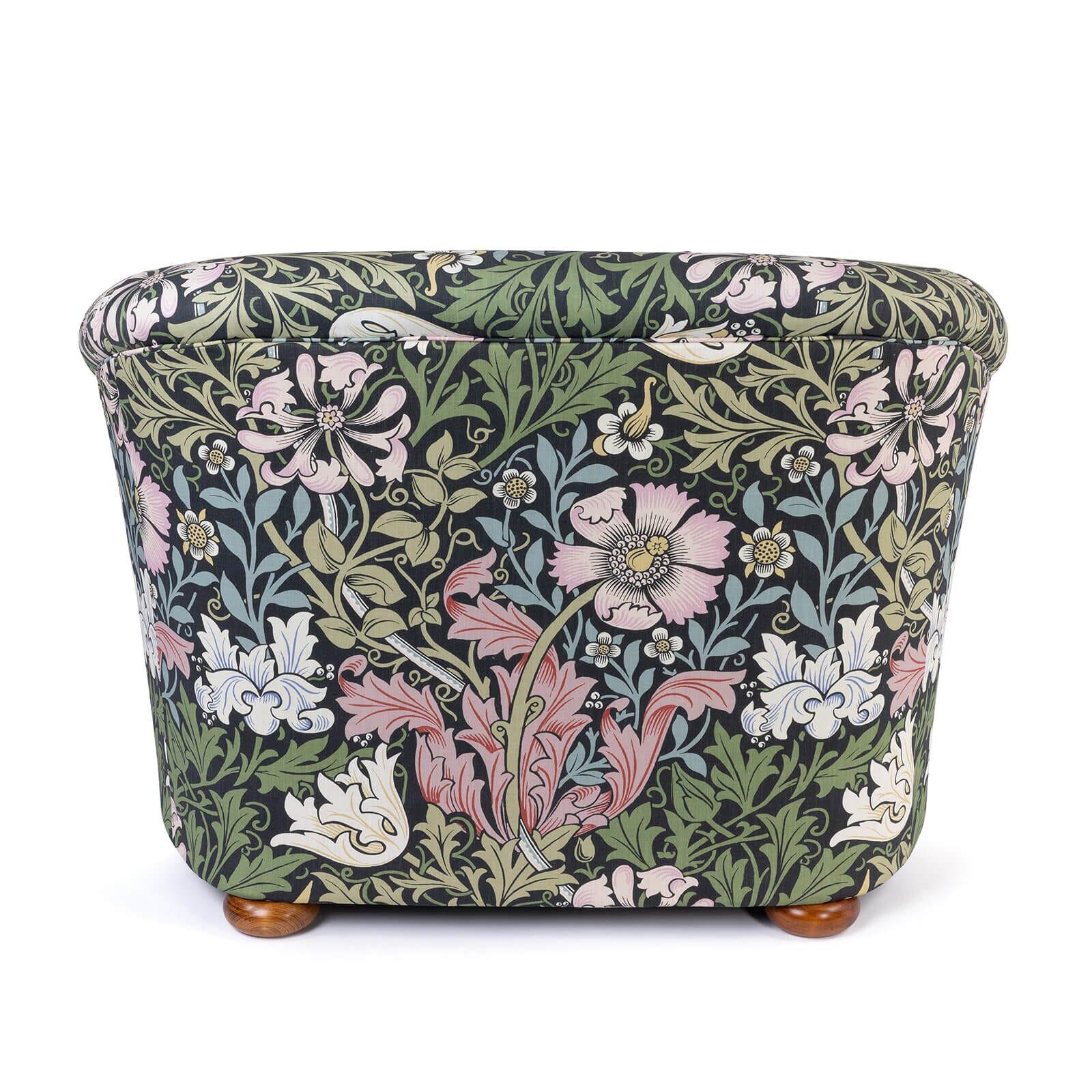 Britannico Sedia Vesper in cotone e lino COMPTON - Onyx in vendita