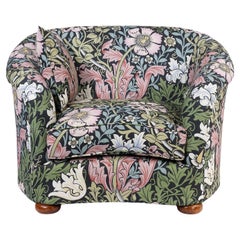 COMPTON Cotton Linen Vesper Chair - Onyx