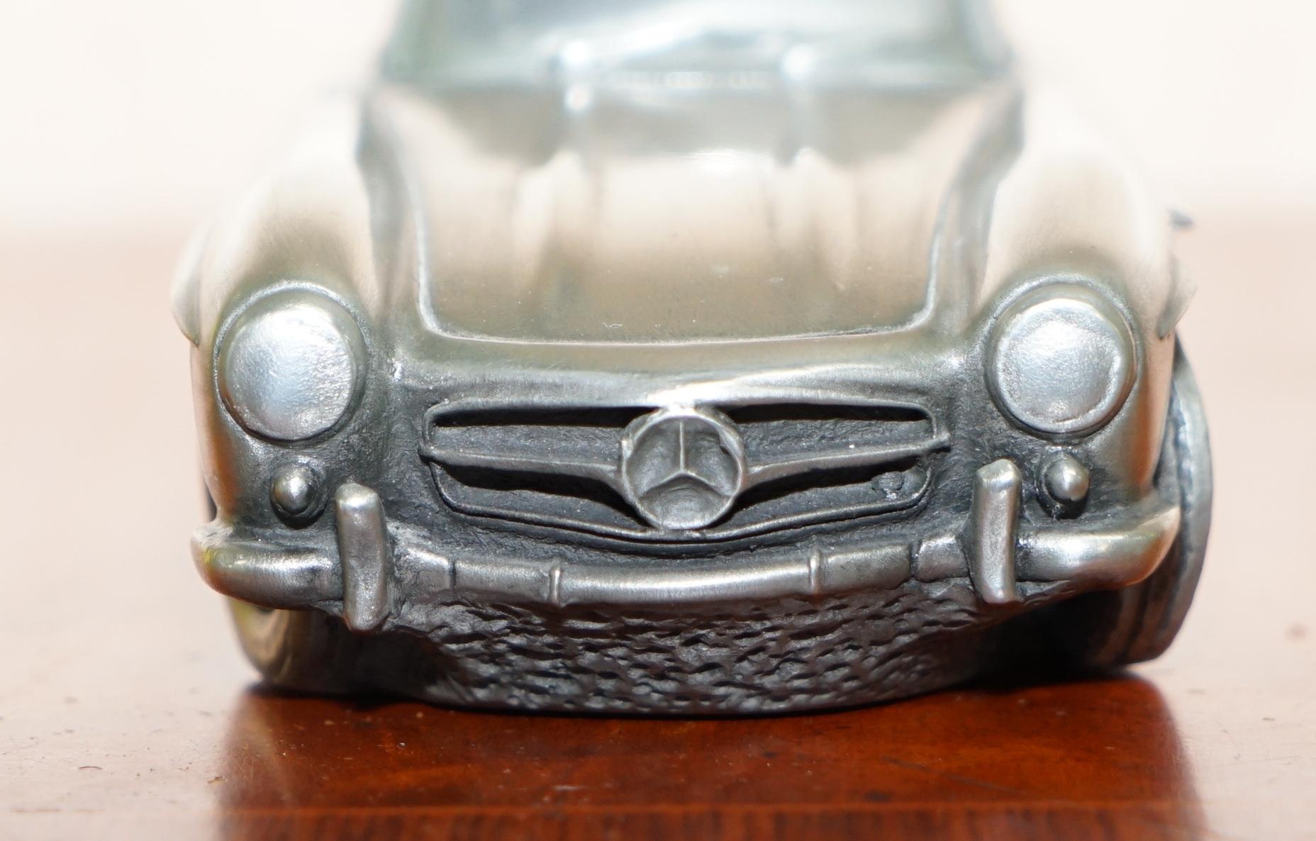 English Compulsion Gallery Pewter a Mercedes Benz Gullwing Coupe 300SL 1954-1957 Car