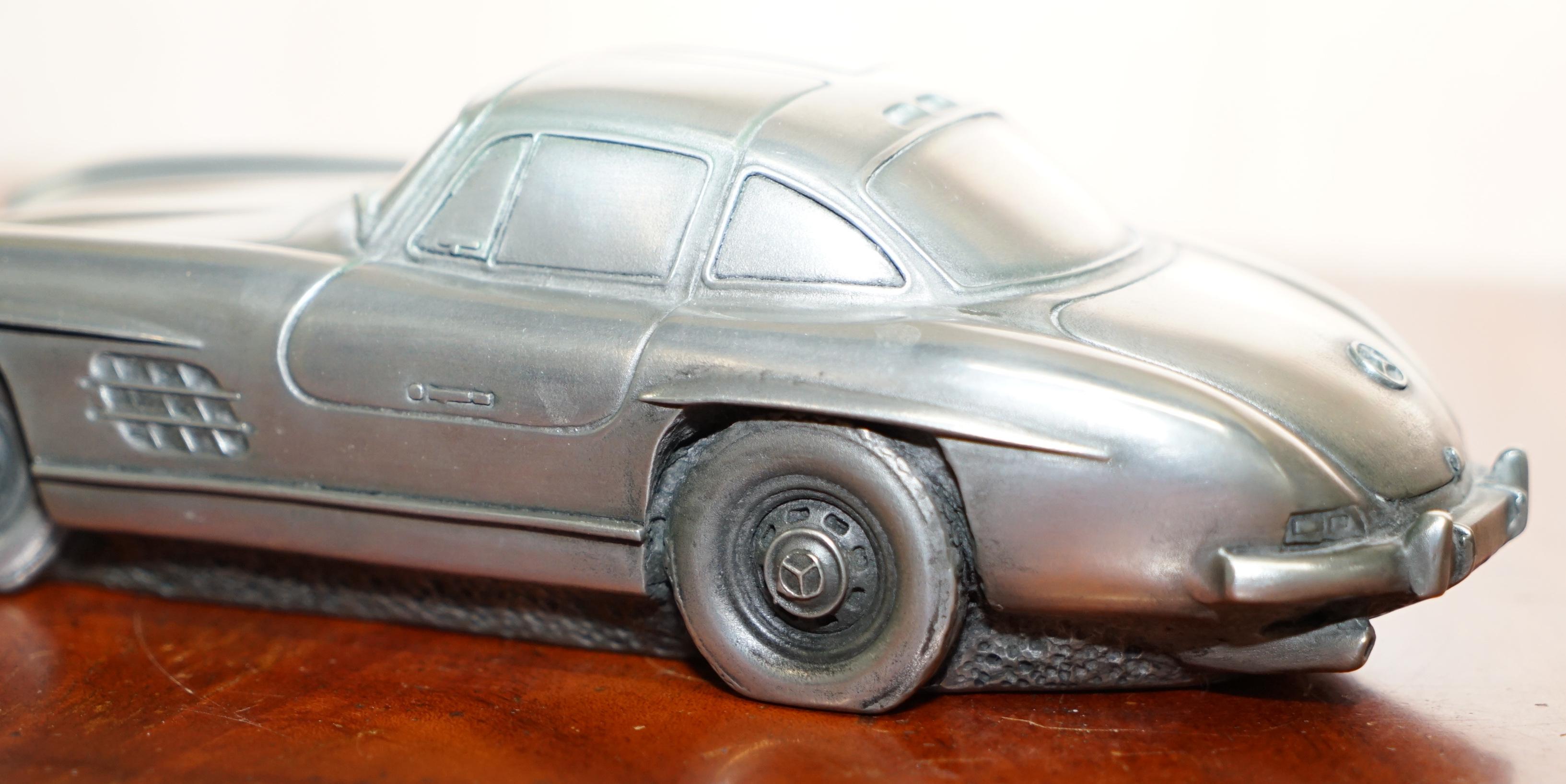 20th Century Compulsion Gallery Pewter a Mercedes Benz Gullwing Coupe 300SL 1954-1957 Car