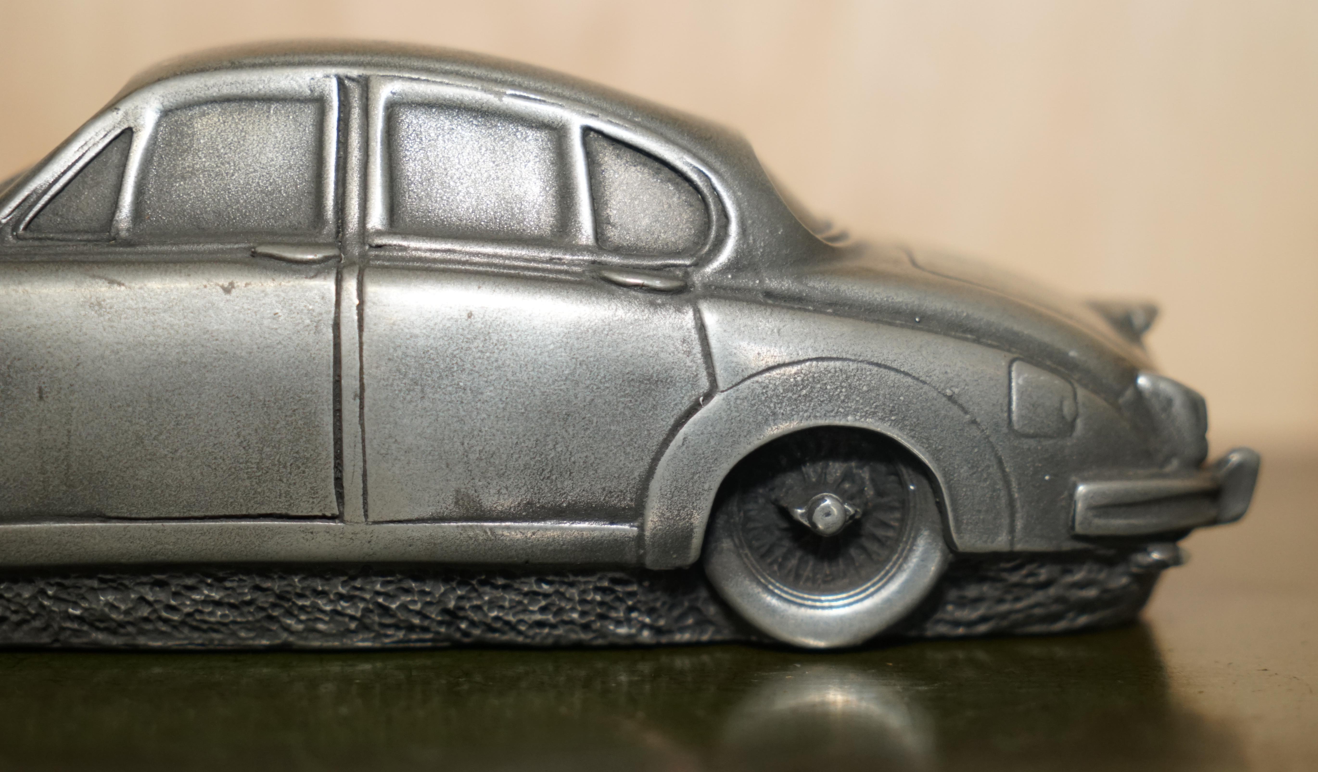 20th Century Compulsion Gallery Pewter Jaguar 1955-1959 Edition Mark i Car Must See Pictures For Sale