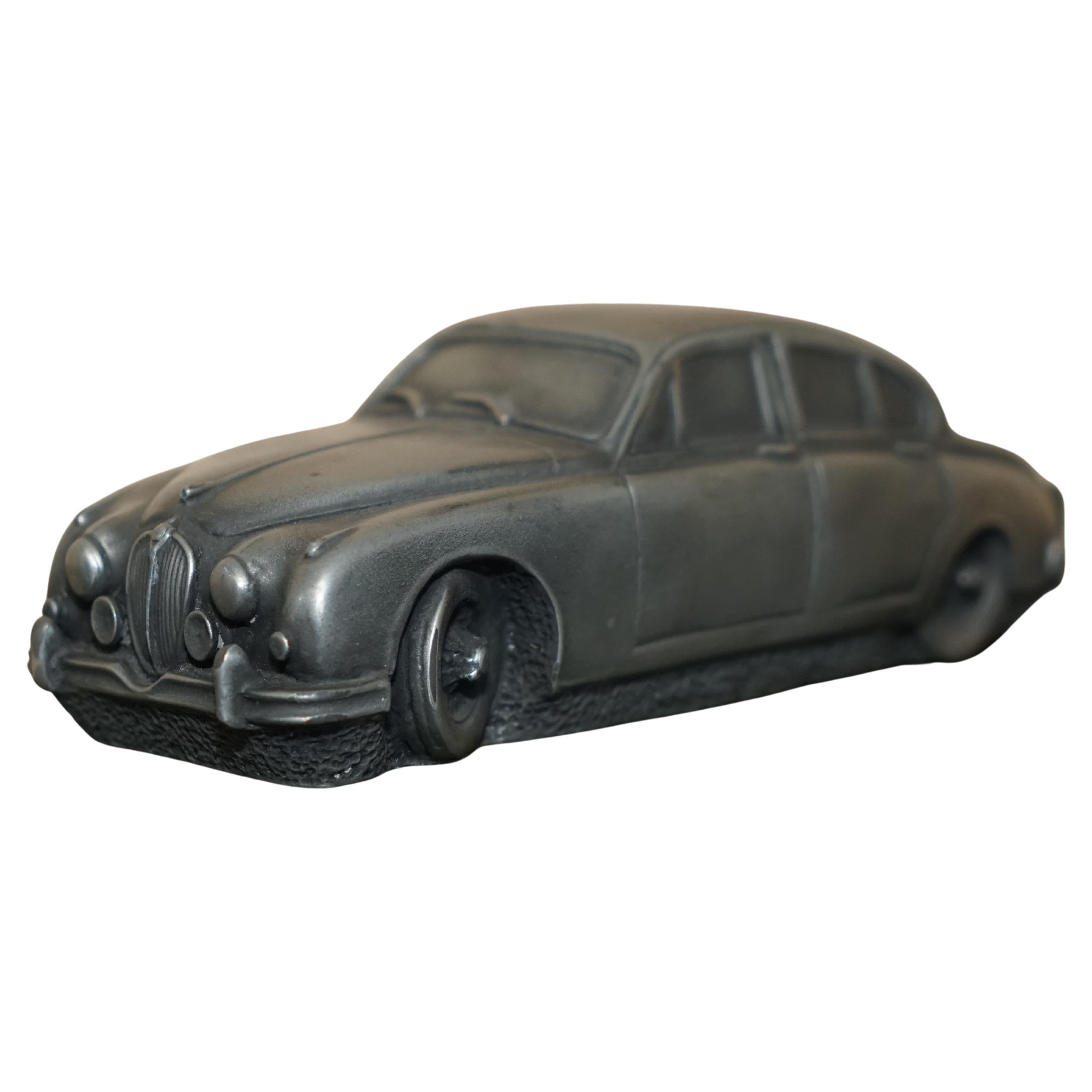 (a) Gallery Pewter Jaguar 1955-1959 Edition Mark i Car Must See Pictures en vente