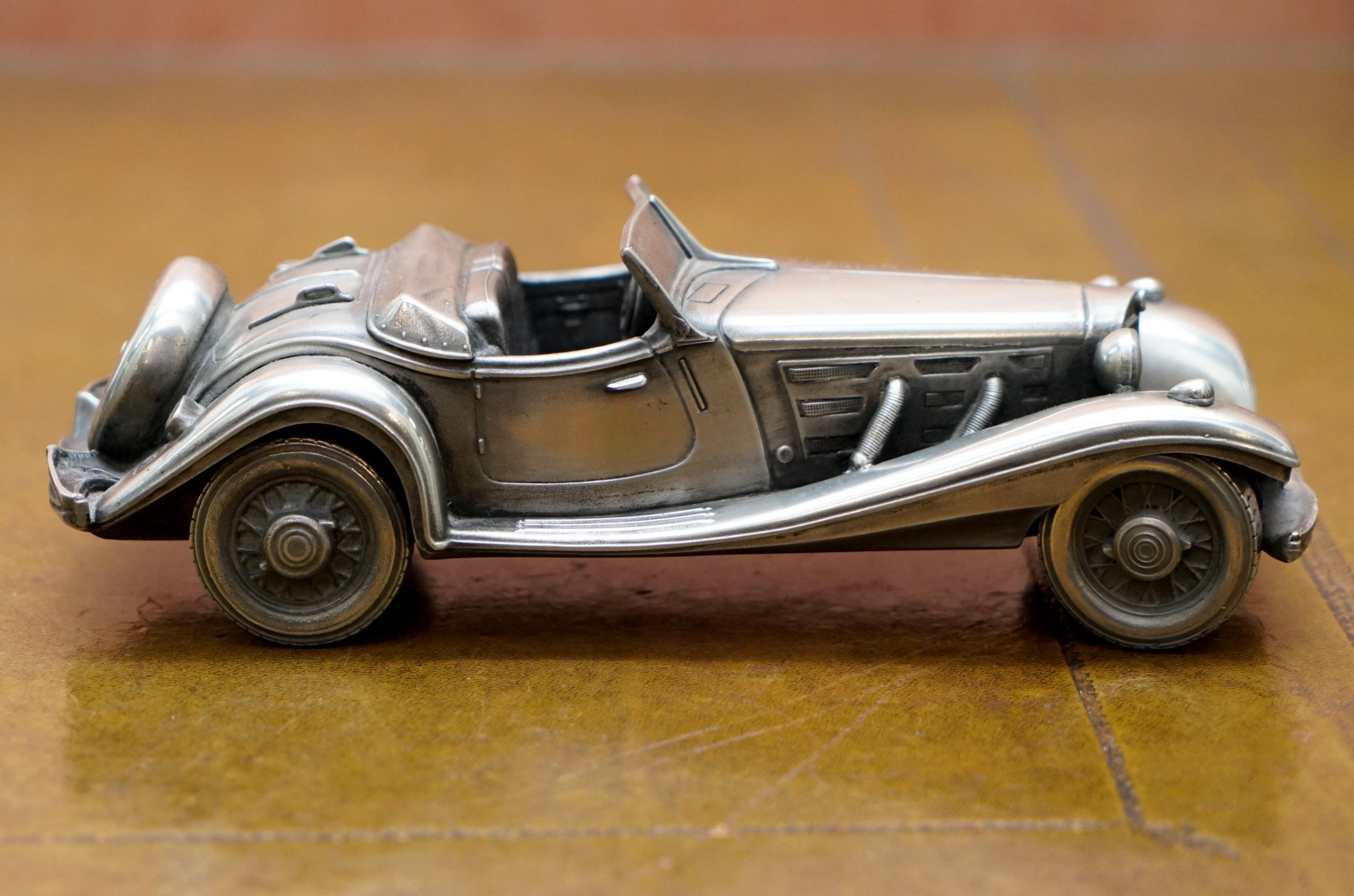 We are delighted to offer for sale this lovely original Pewter plated medium sized Compulsion gallery 1939 Mercedes-Benz 540K Special Roadster

This is a medium size, it’s in perfect vintage condition

History

Introduced at the 1936 Paris
