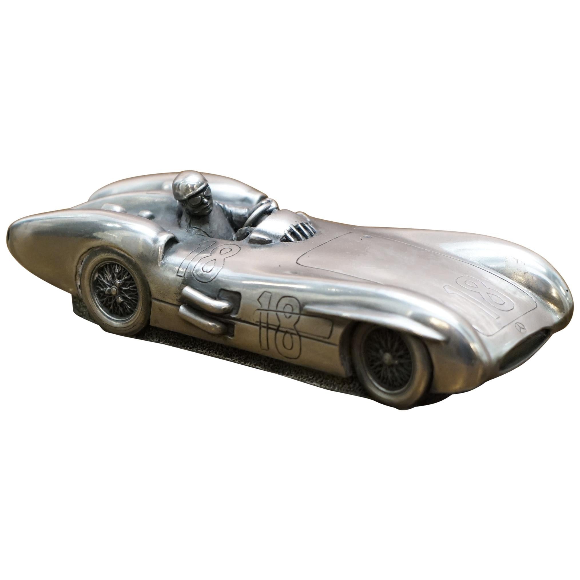 Compulsion Gallery Pewter Mercedes Benz W196 300SLR 1954-55 Racing Car Small