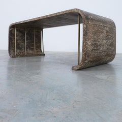 Mesa de centro Comté de roble cerusado, Argentina, 1940