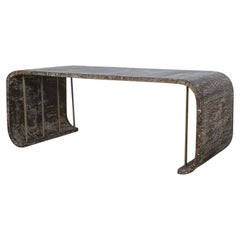 Table basse en chêne cérusé, Argentine, 1940