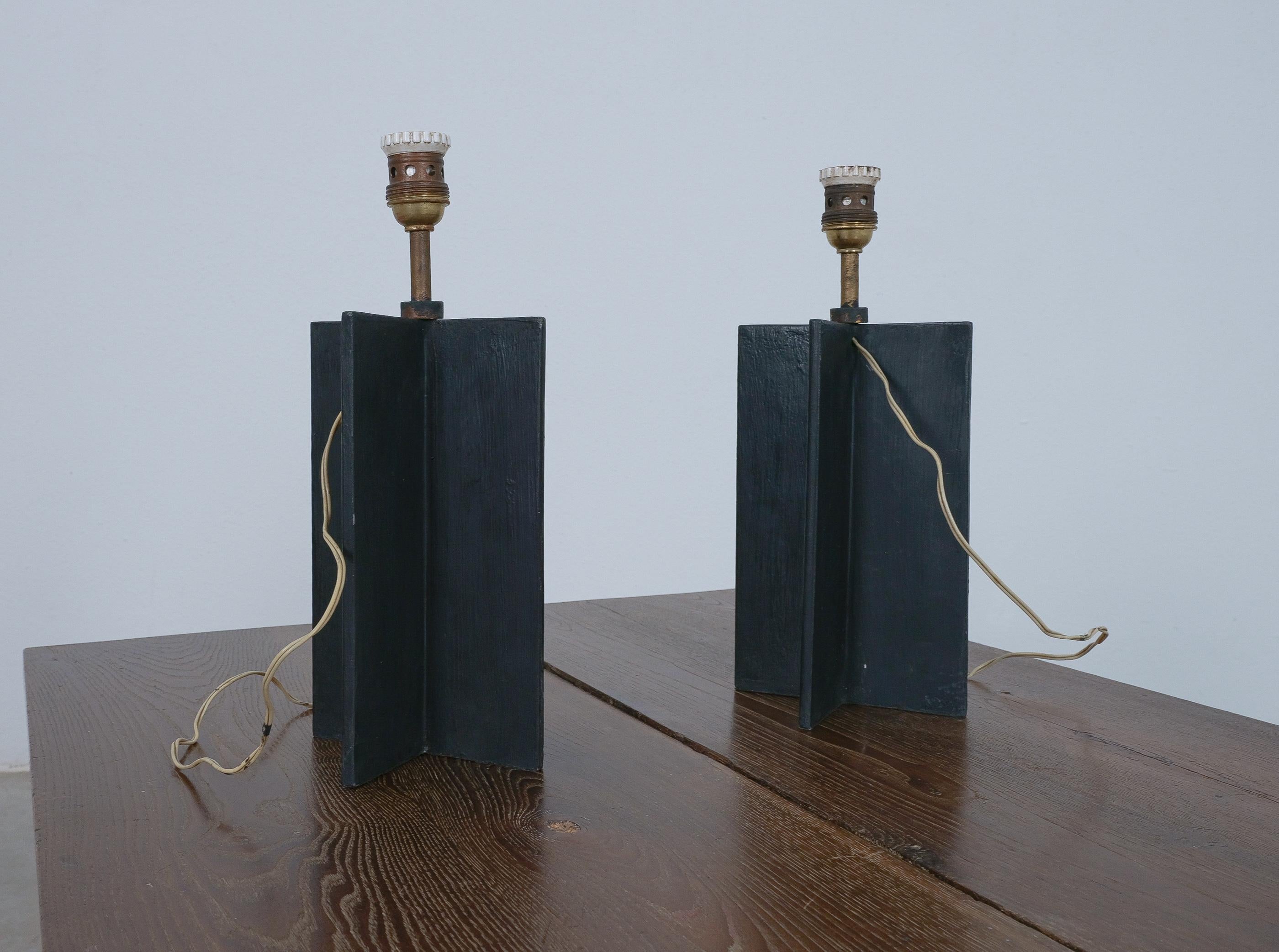 Argentine Comté Croisillon Table Lights 1940 For Sale
