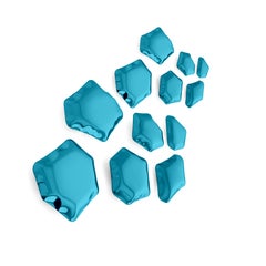 Contemporary Set of 12 'Kamyki' Mirrors by Zieta, Sapphire