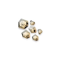 Contemporary Set of 6 'Kamyki' Mirrors by Zieta, Gold