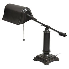 Comtemporary Vintage Style Articulating Metal Desk Lamp with Oil Rubbed Finish