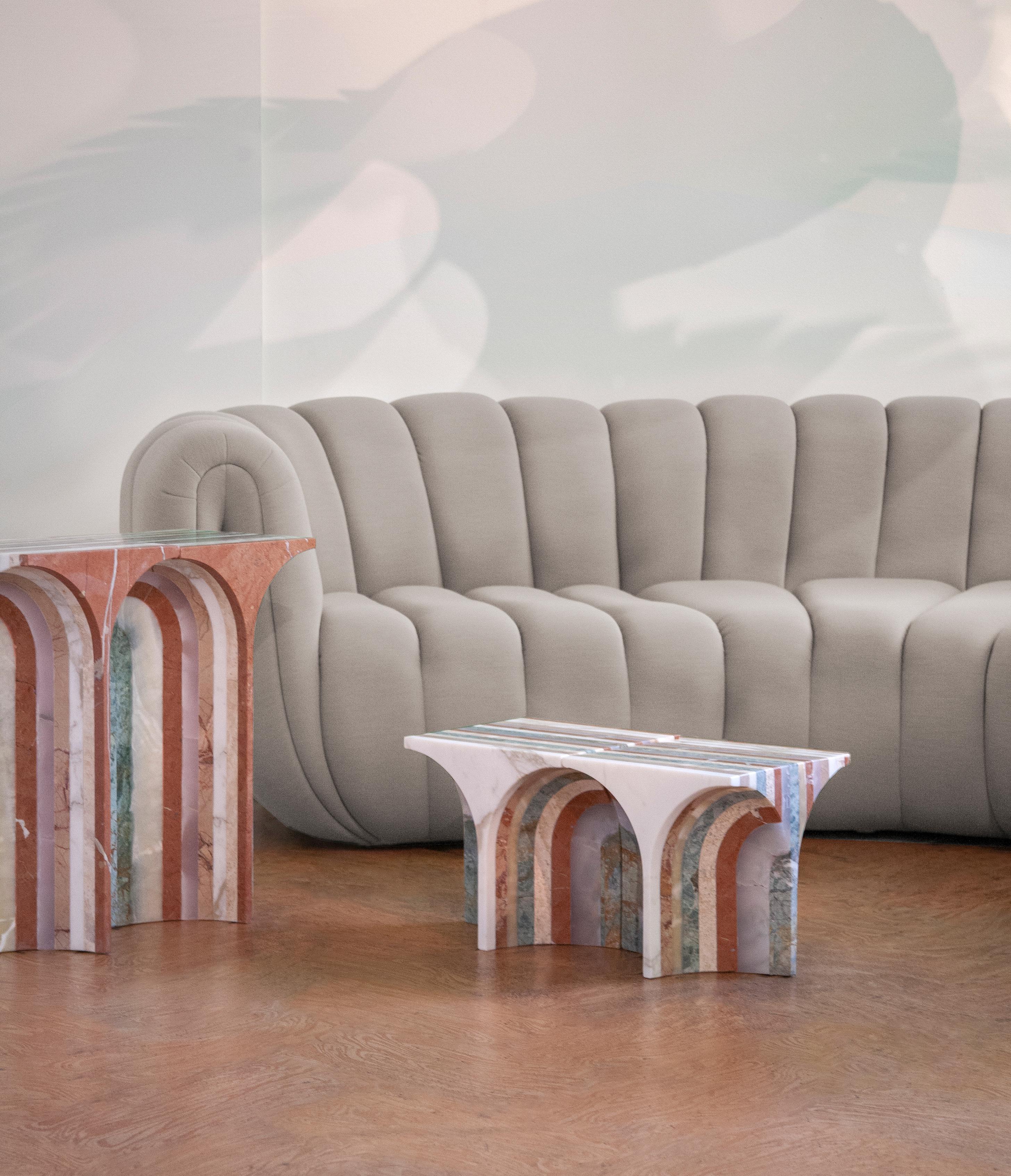 Console Five x Seven in marmo di Budd per Solidenature in vendita 1