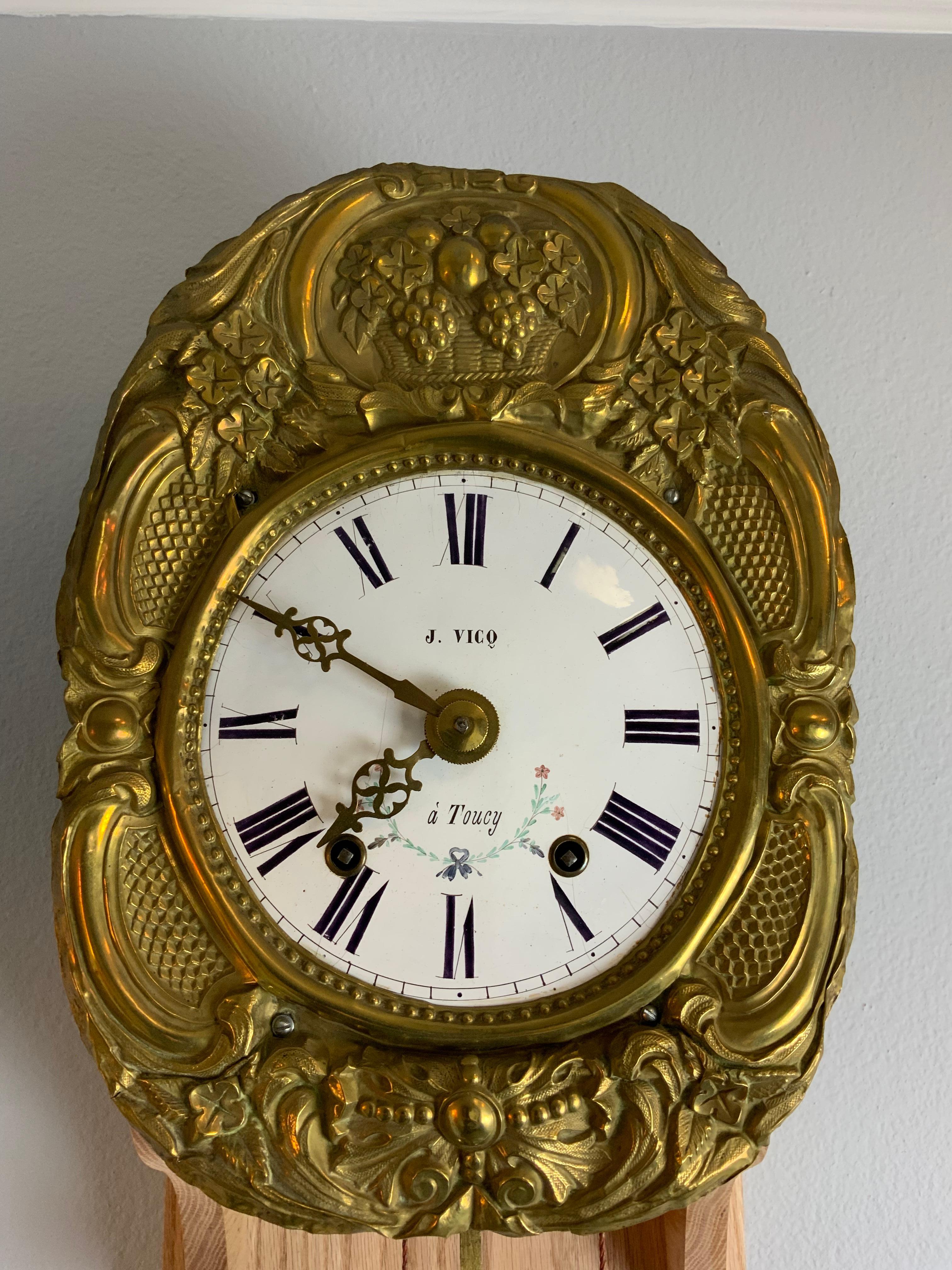 XIXe siècle Horloge Morbier comtoise 