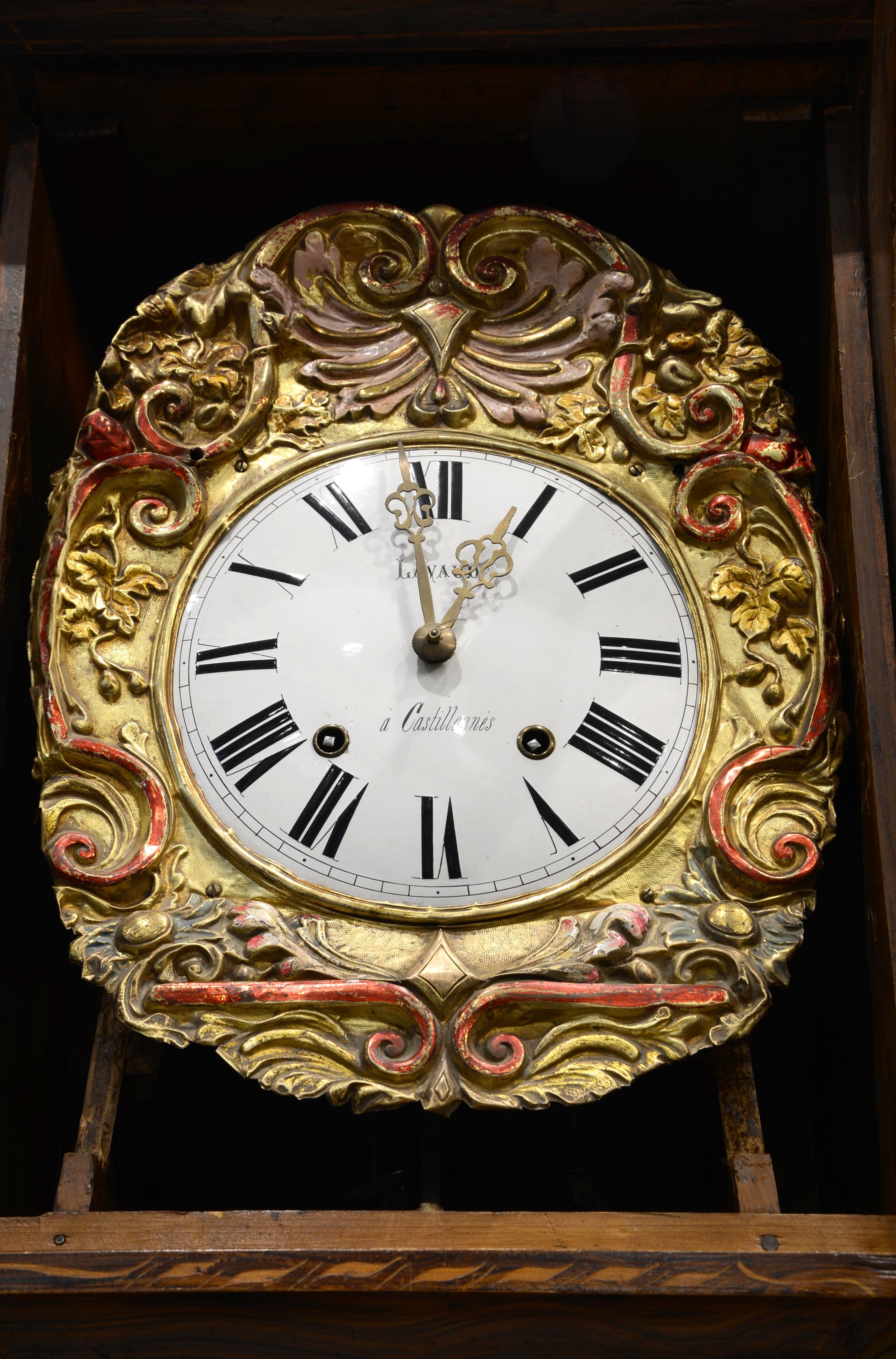french comtoise wall clock