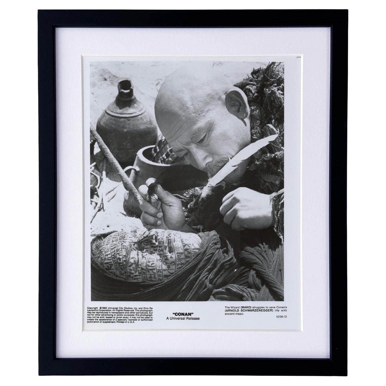 Conan der Barbar (1982) Presse-Werbebild - gerahmt