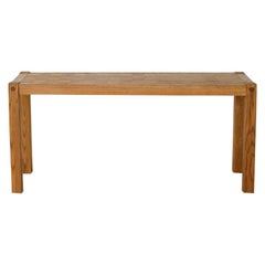 Conant Ball Furniture Square Detail Wood Sofa or Console Table