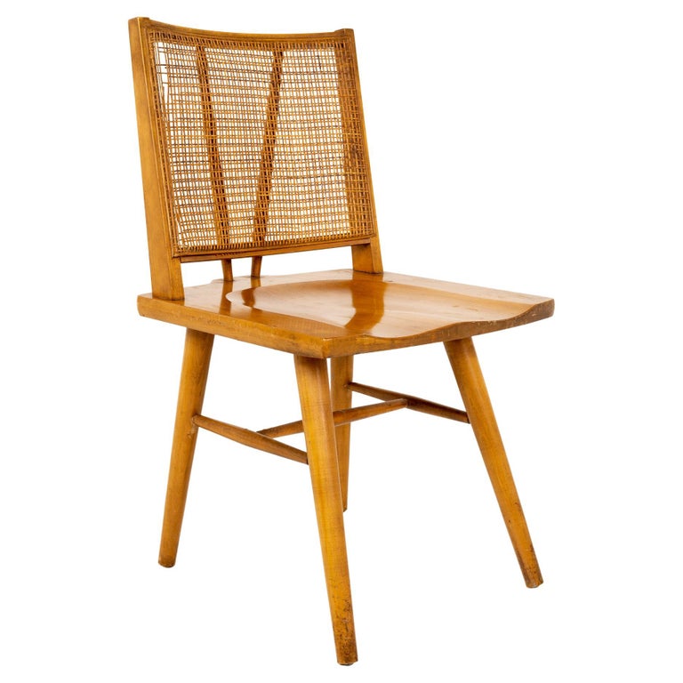 Hold Price? 5/16/22 Conant Ball Mid Century Cane Back Dining Chair For Sale