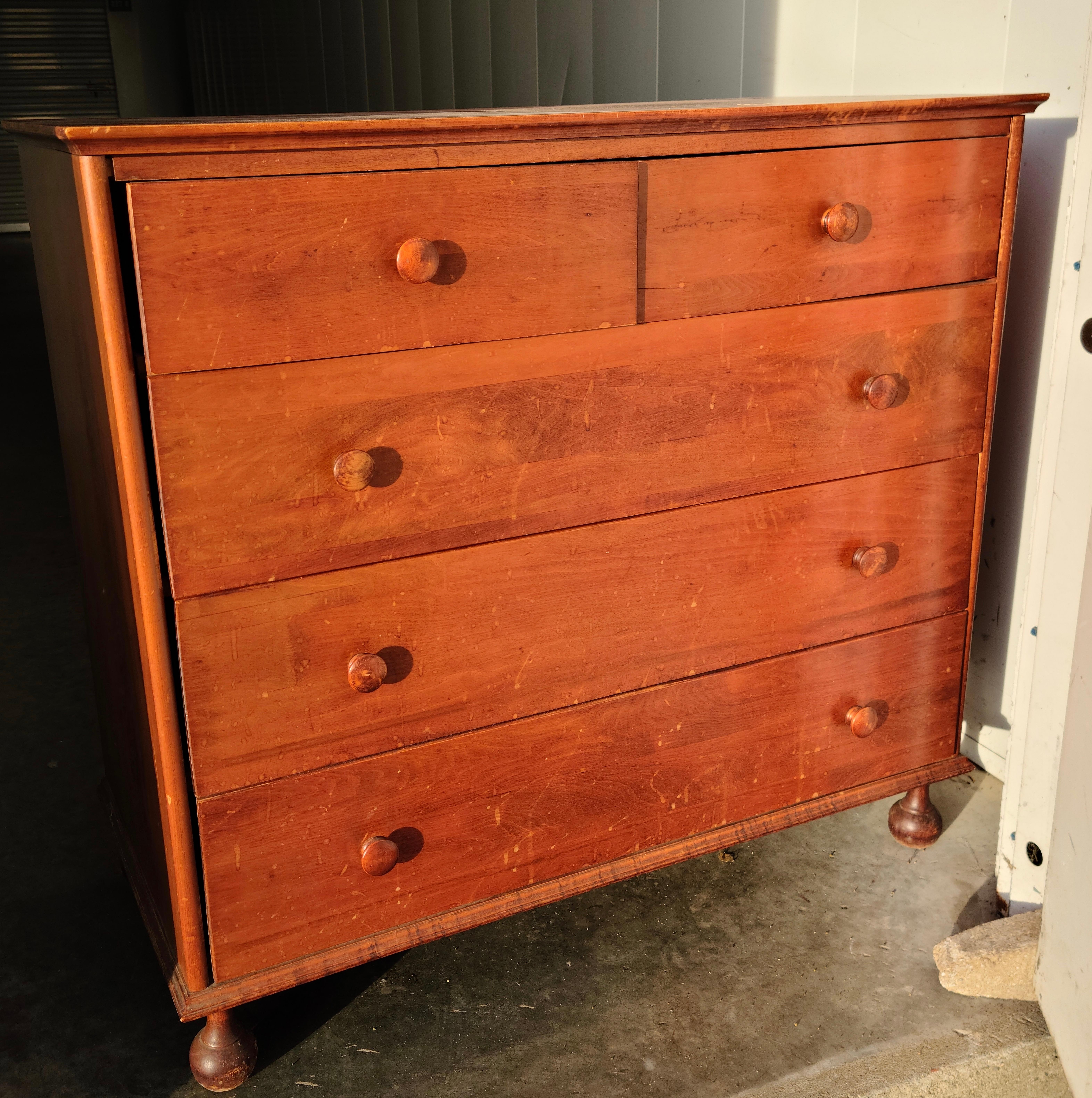 Conant Ball Revival 5 Drawer Low Chest Nice Legs 8