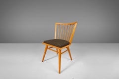 Conant Ball Spindle Desk Chair / Side Chair in Solid Maple, C. 1960s