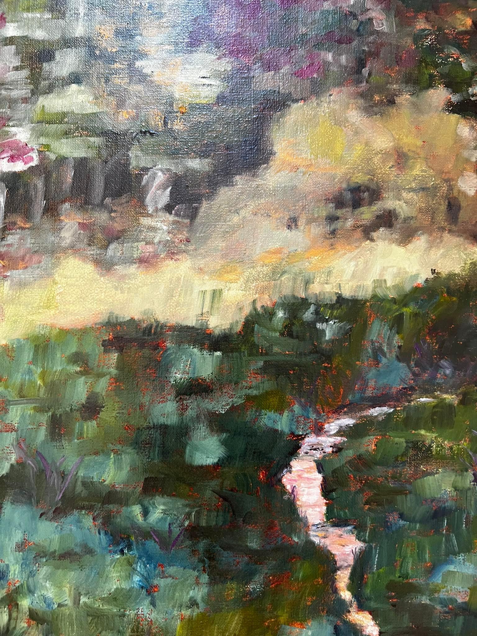 Oil on Canvas Landscape Painting -- 