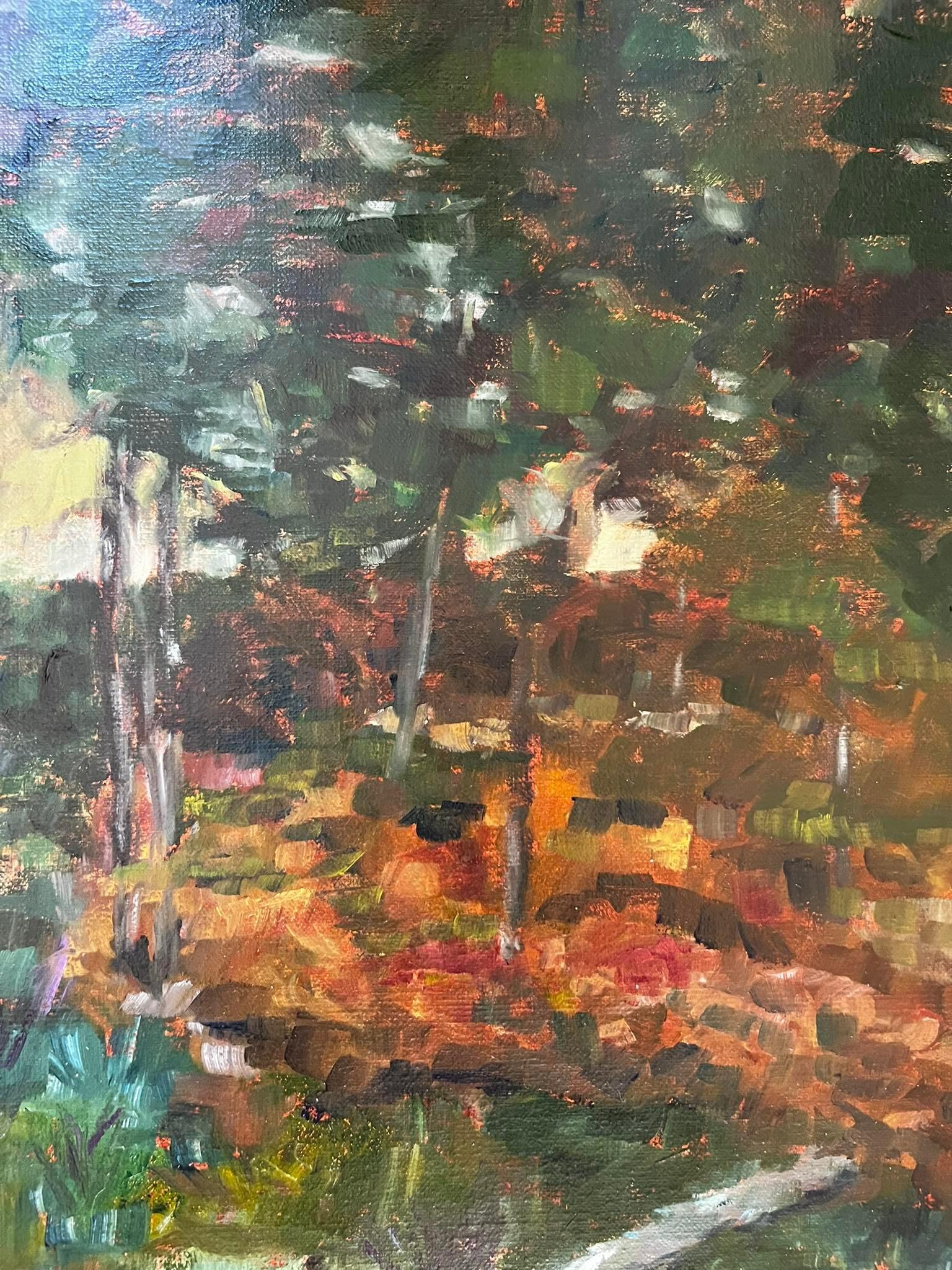 Oil on Canvas Landscape Painting -- 