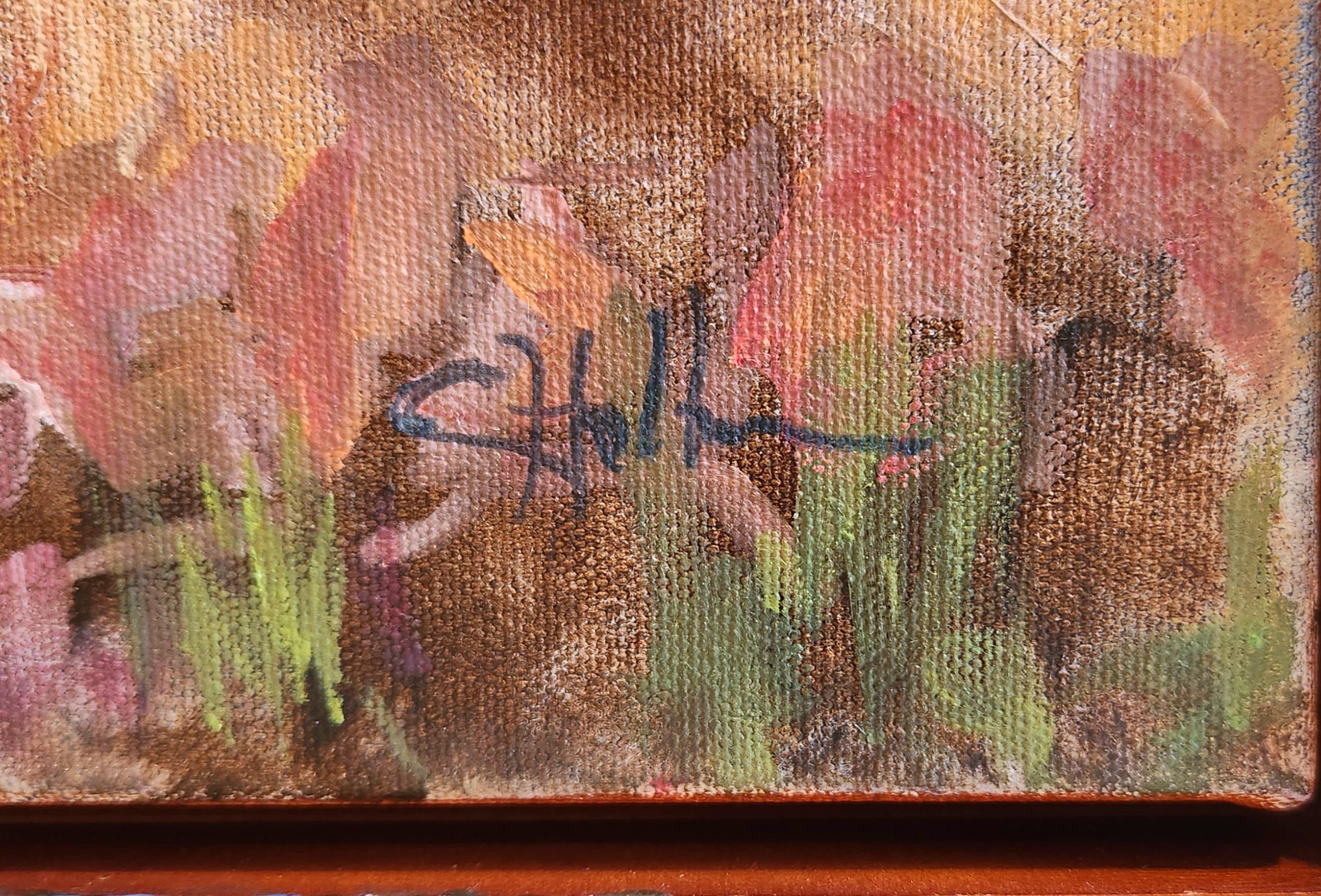 Pittura olio su tela -- Santanoni da A. Simon Pond in vendita 1