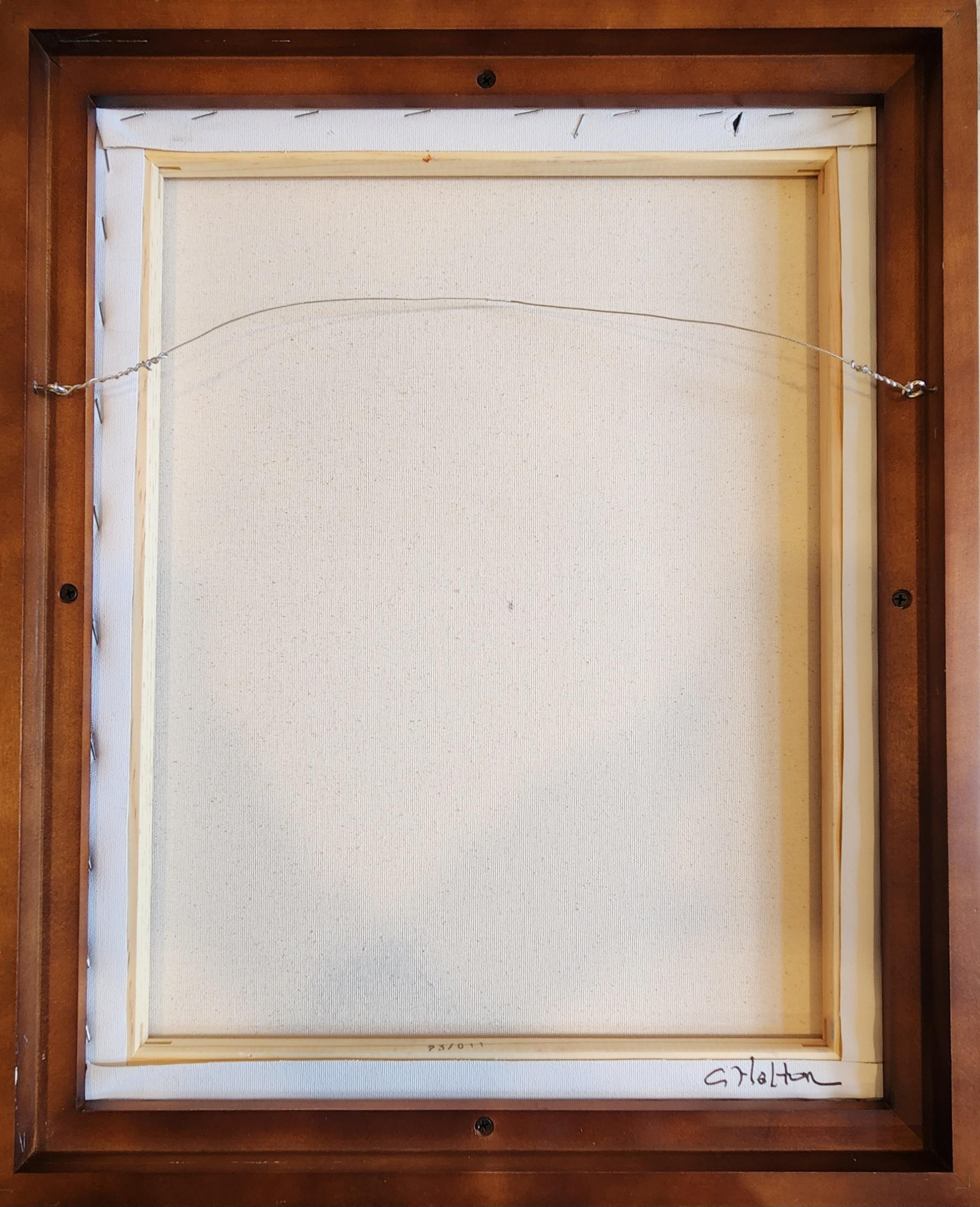 Pittura olio su tela -- Santanoni da A. Simon Pond in vendita 3