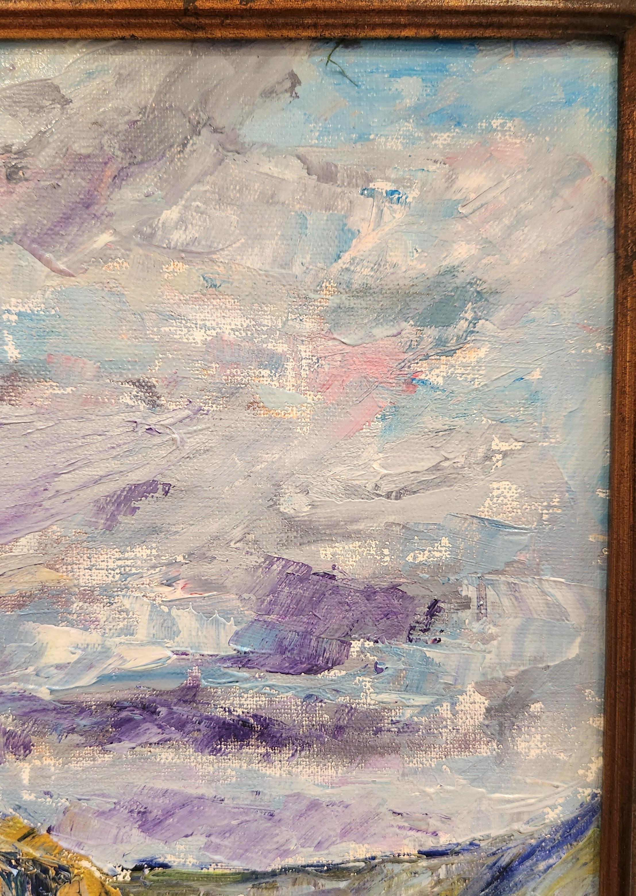 Oil on Linen Painting -- Shelving Rock 2 For Sale 3