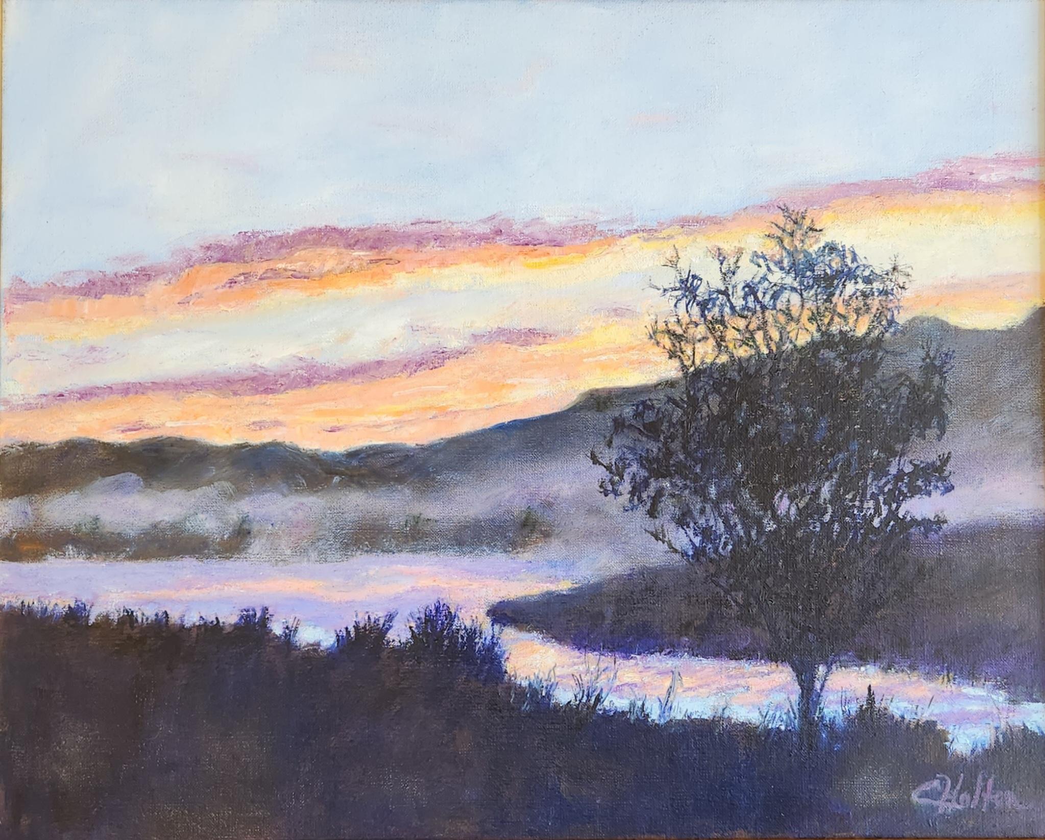 Oil on Linen painting -- Summer Solstice - Painting by Conard Holton