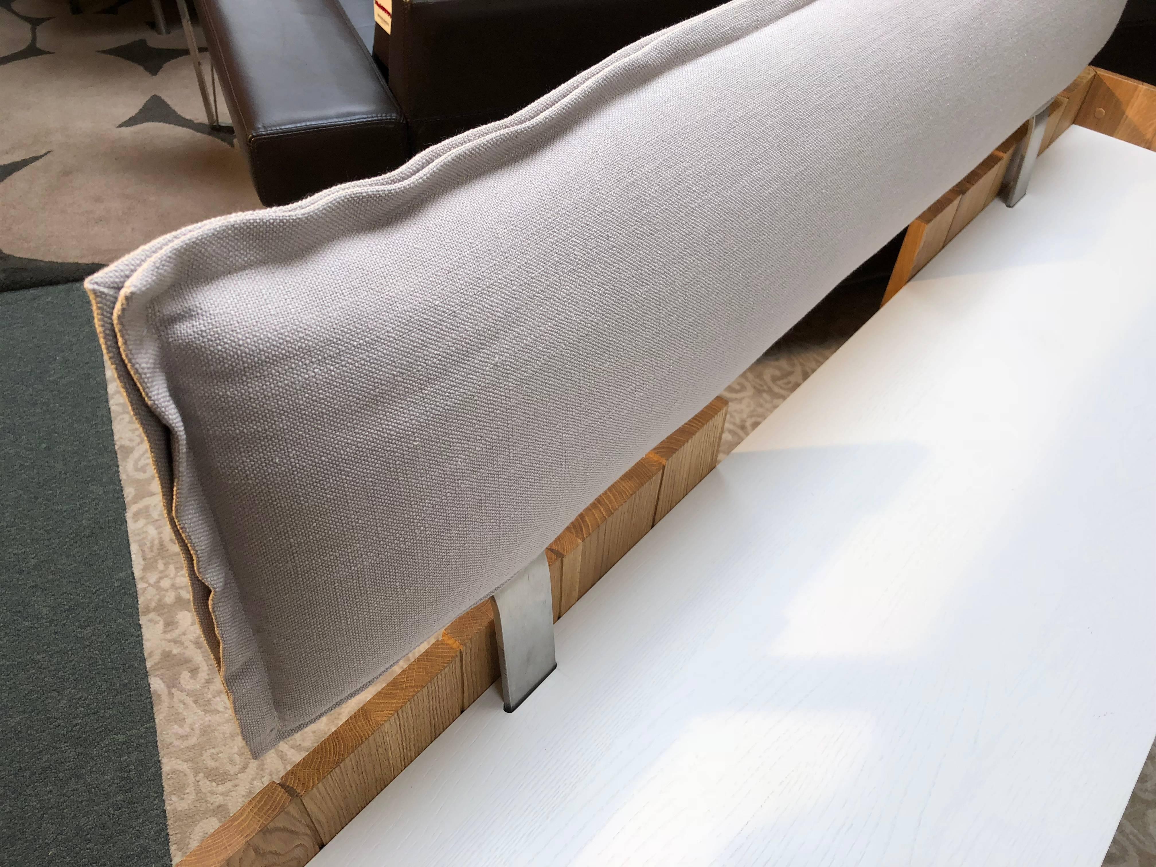 Modern Conarte Bench and Down Cushion