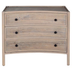 Concave Chest of Drawers in Distressed Oak