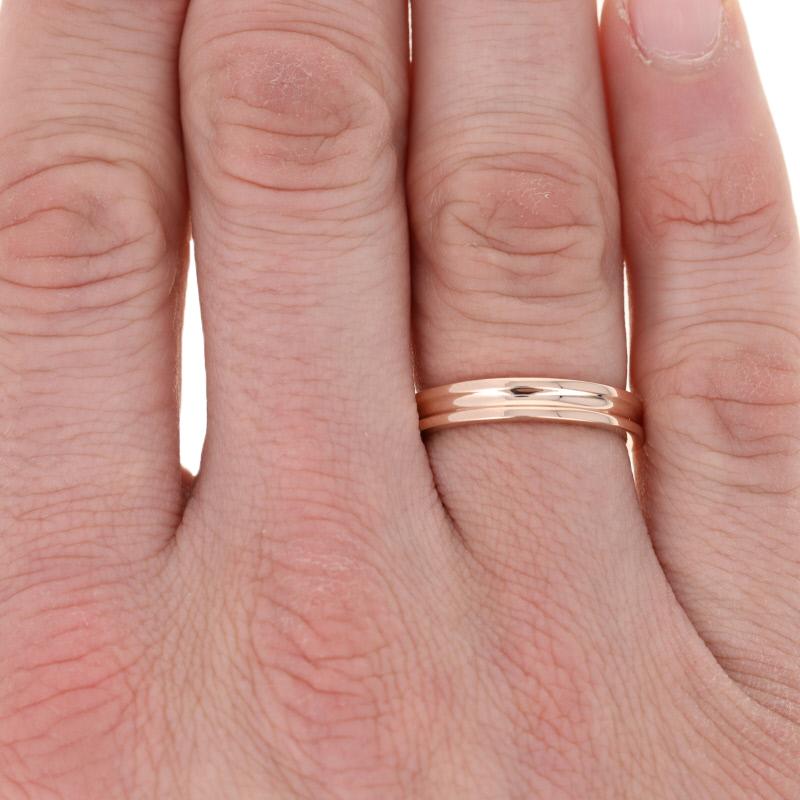 Epinki Stainless Steel Ring for Men Boys Vintage Wedding Ring High Polished Circles Round Ring
