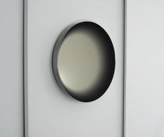Concave Convex Mirror Contemporary Mirror in Steel and Mirror