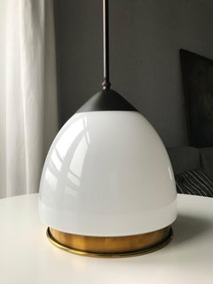 Concave Fog & Mørup Art Deco Opaliner Pendant