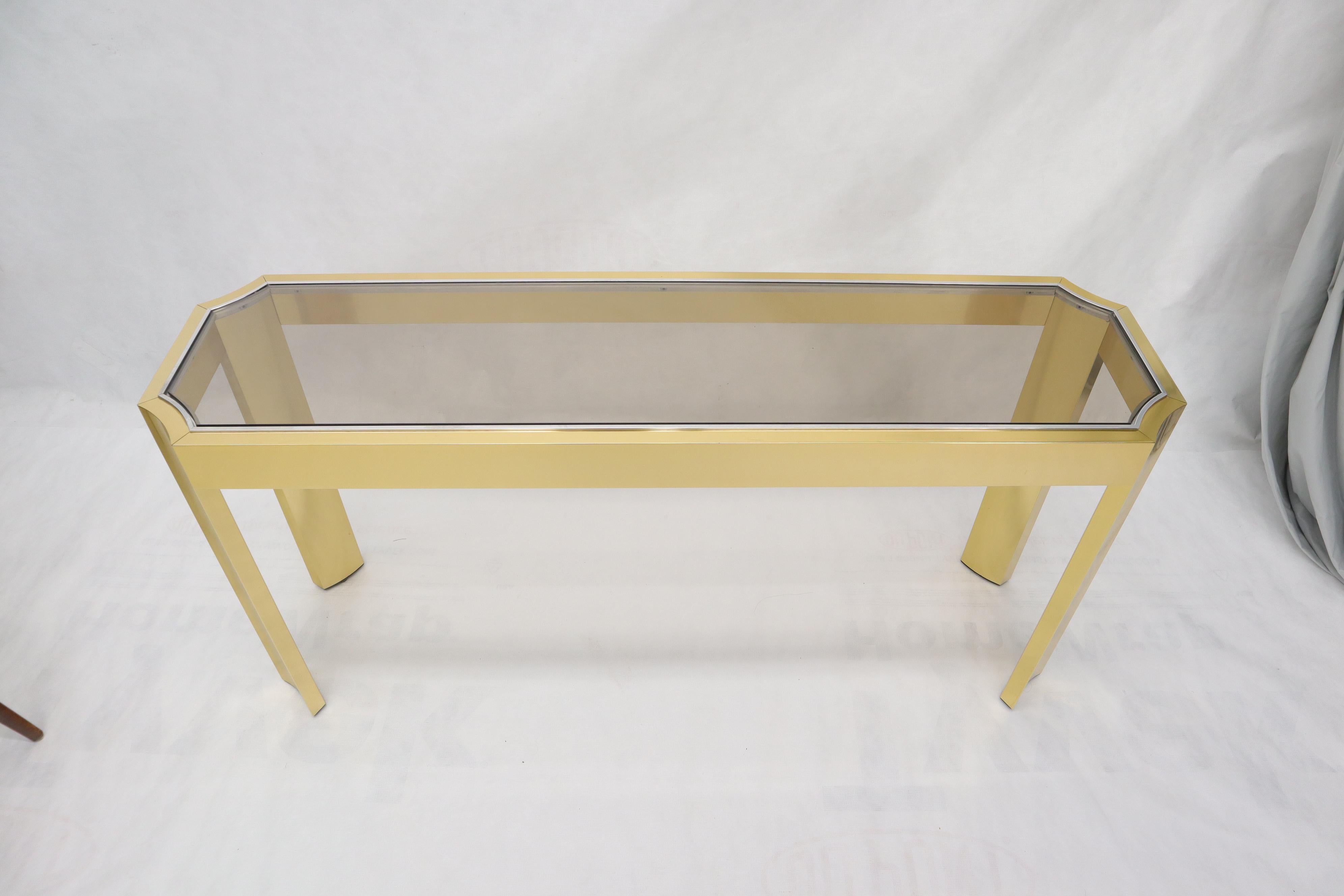 brass sofa table