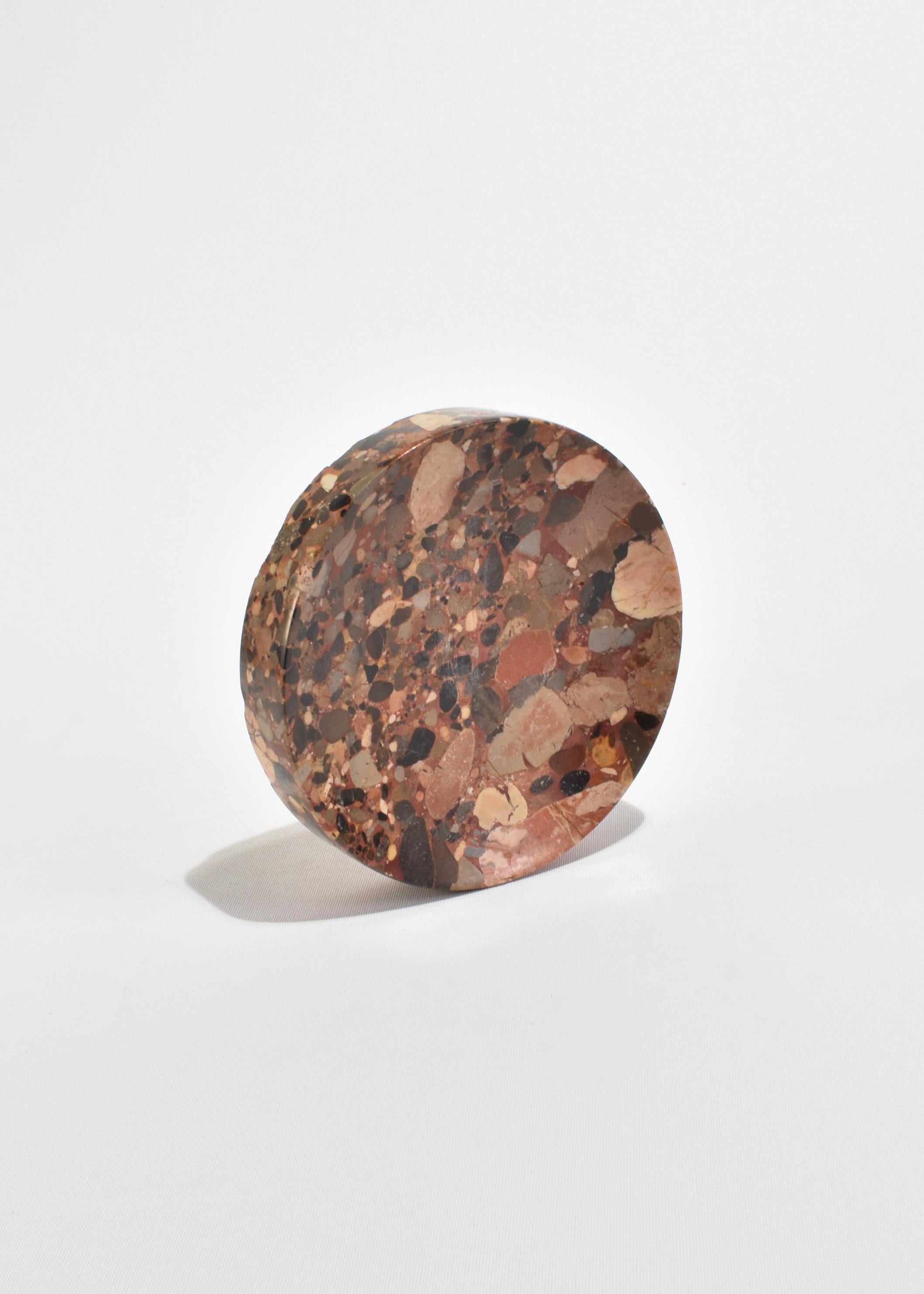 Catchall cóncavo de mármol siglo XX en venta