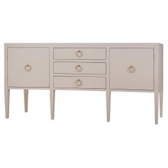 Enfilade moderne concave - Lin crème