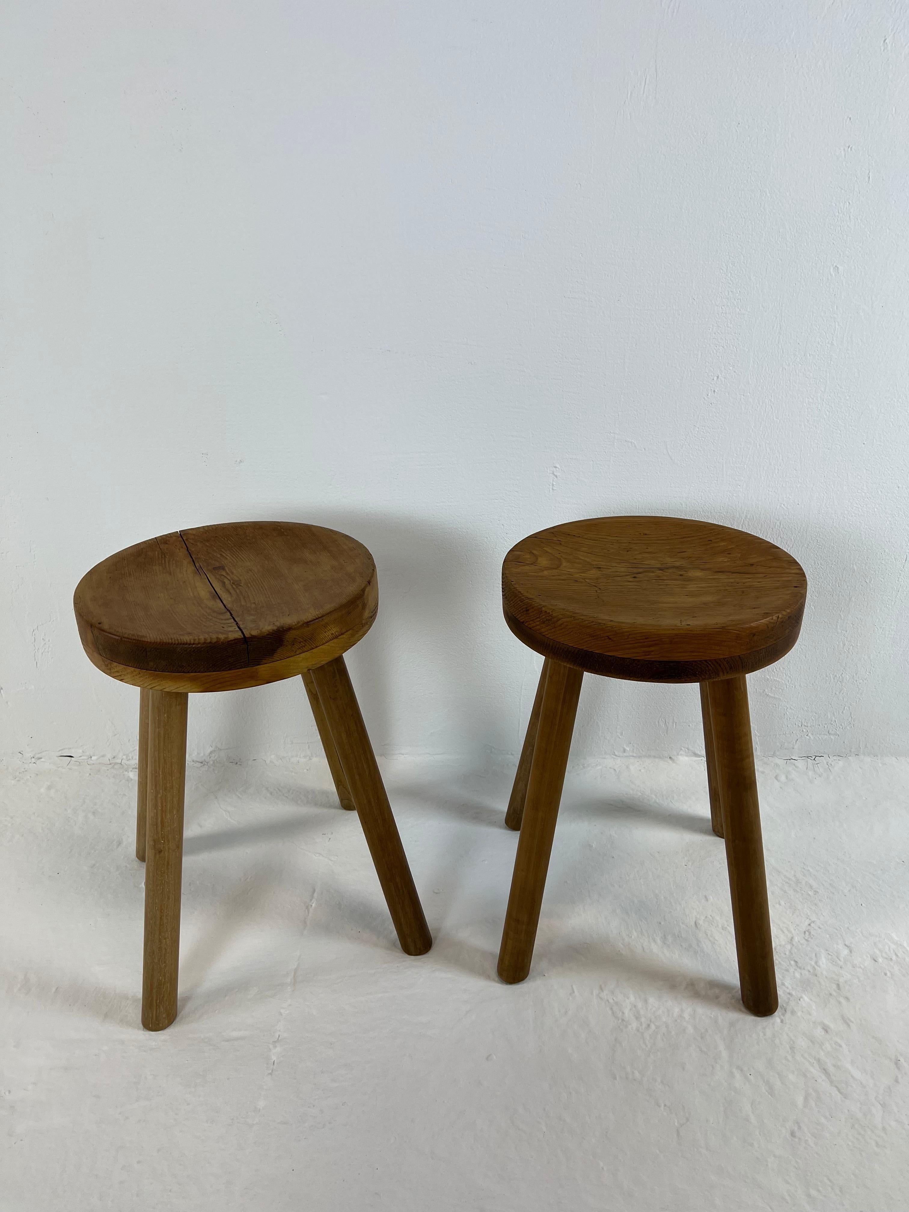 Concave Modernist Stools For Sale 12