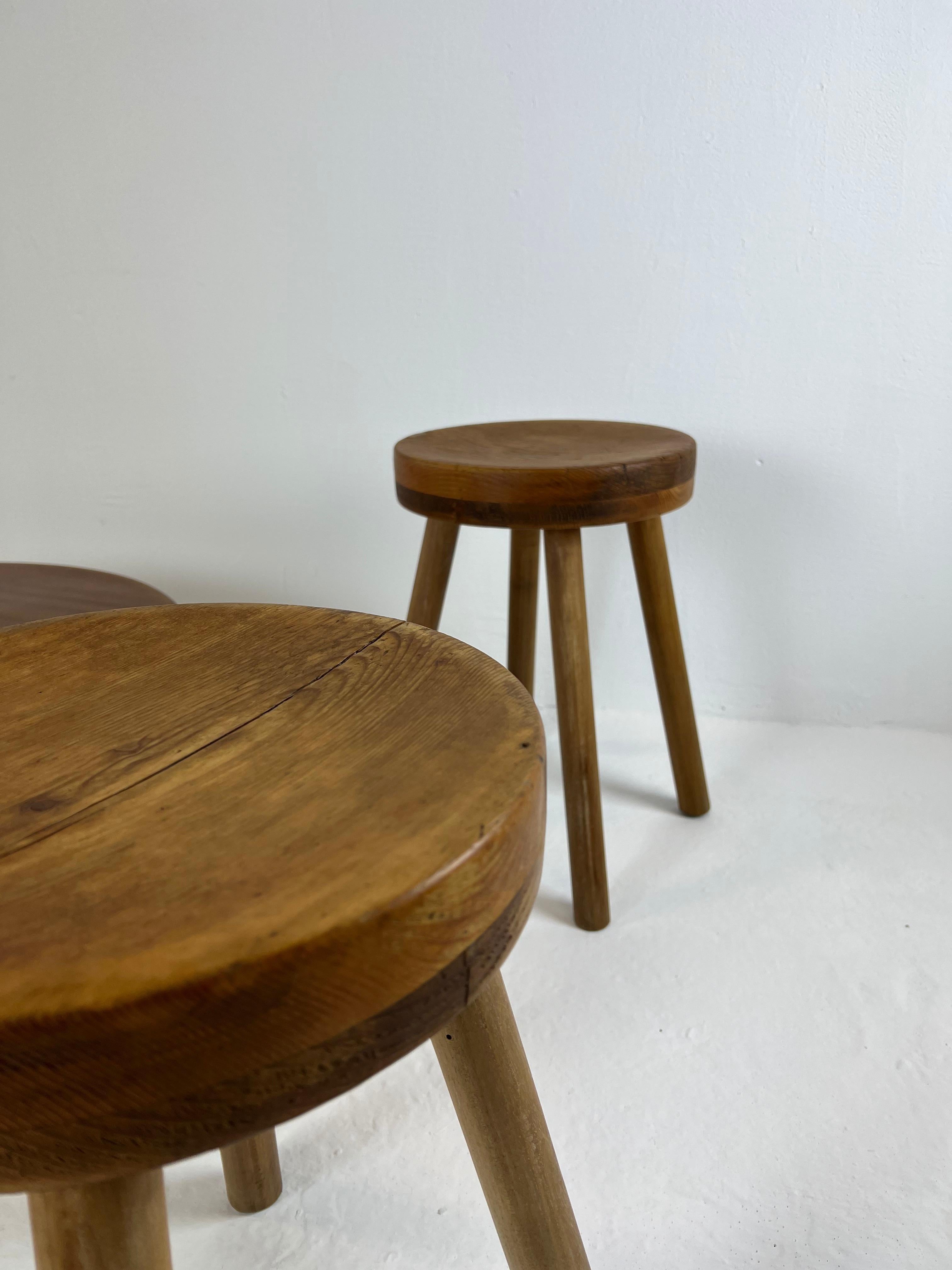 Concave Modernist Stools For Sale 2