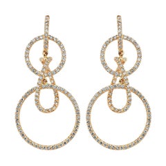 Konzentrische Ohrringe aus 18k Gold