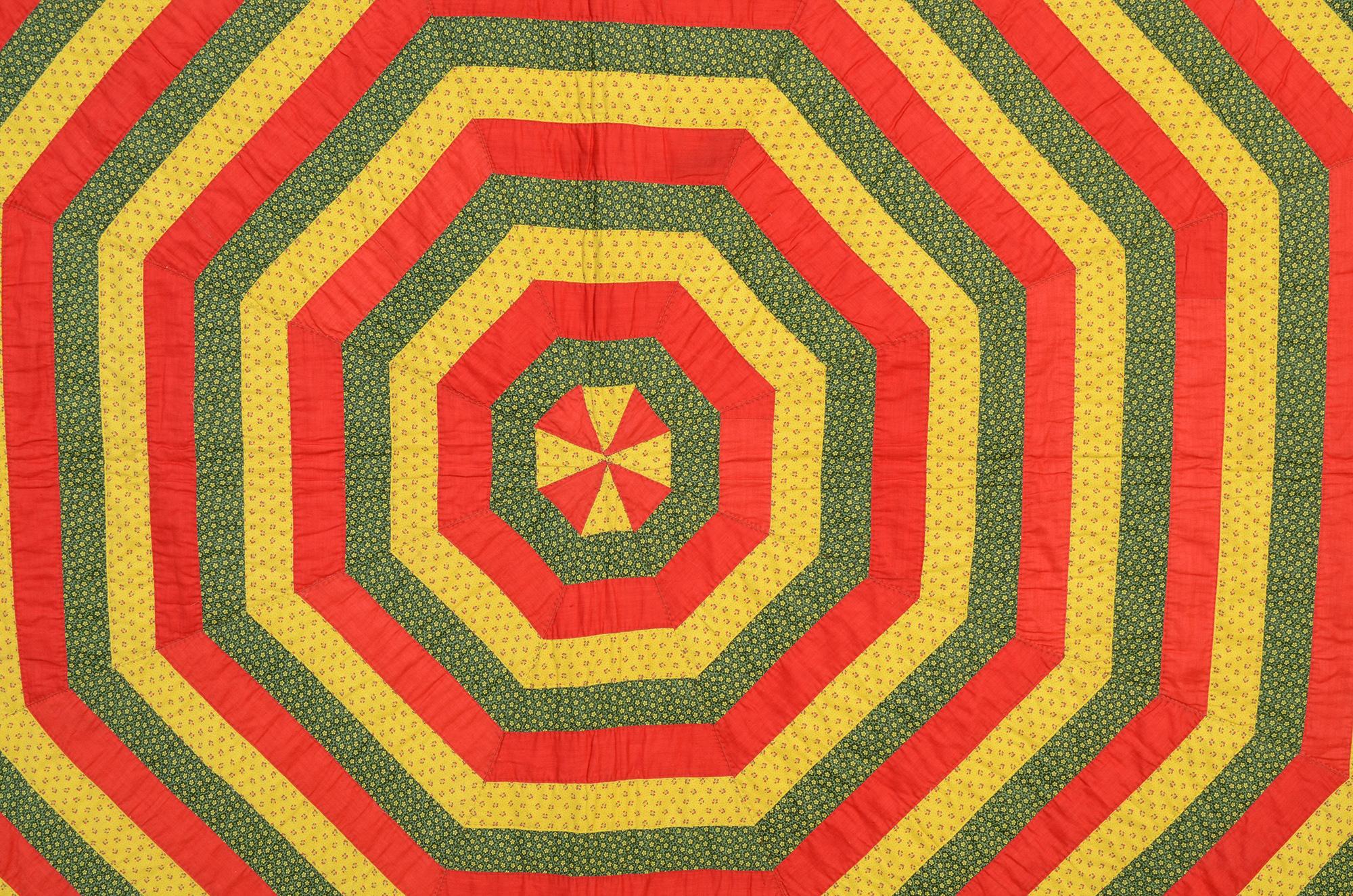 Country Concentric Octagons Quilt