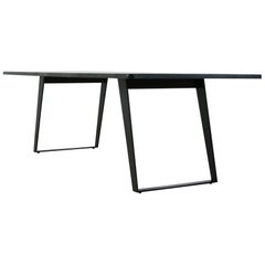 Concept Table Nathan Lindberg Solid Brushed Oak & Steel Dining Table Desk