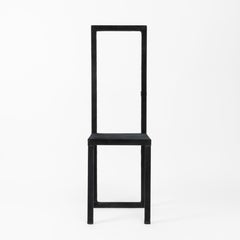 Postmodern High-Back Velvet Chair by Robert Wilson, 2014
